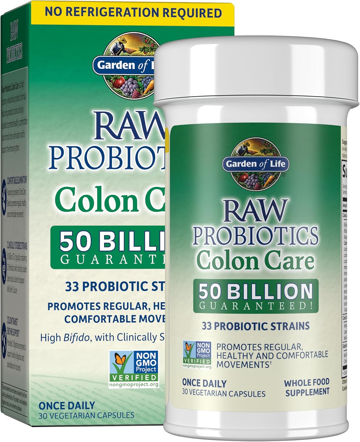 Garden of Life Probiotics for Women and Men - Raw Probiotics Colon Care